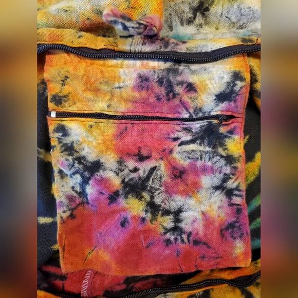Tie Dye Crossbody Hobo Bag. - Picture 5 of 6